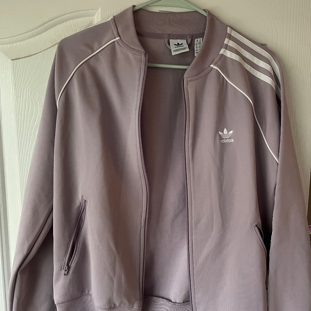 Women’s Adidas Lavender Zip Up medium